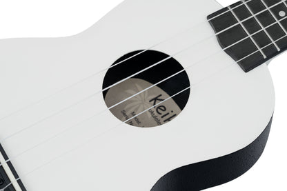 KEIKI K2 Serie Sopran Ukulele Set - Agathis / ABS Silent Clouds