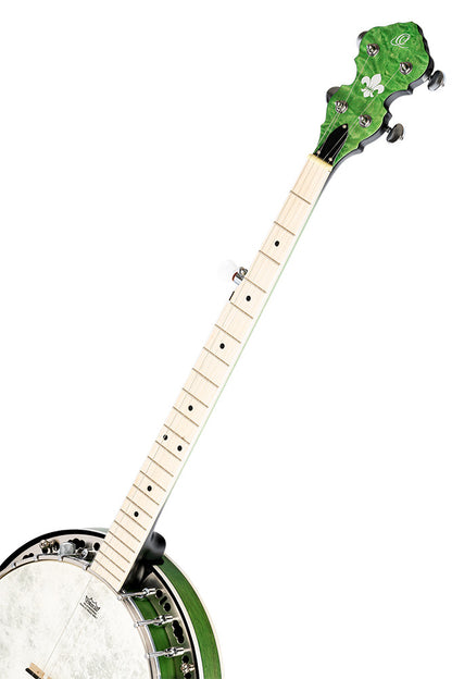 ORTEGA Falcon Serie Banjo 5 String - Maple Green + Bag