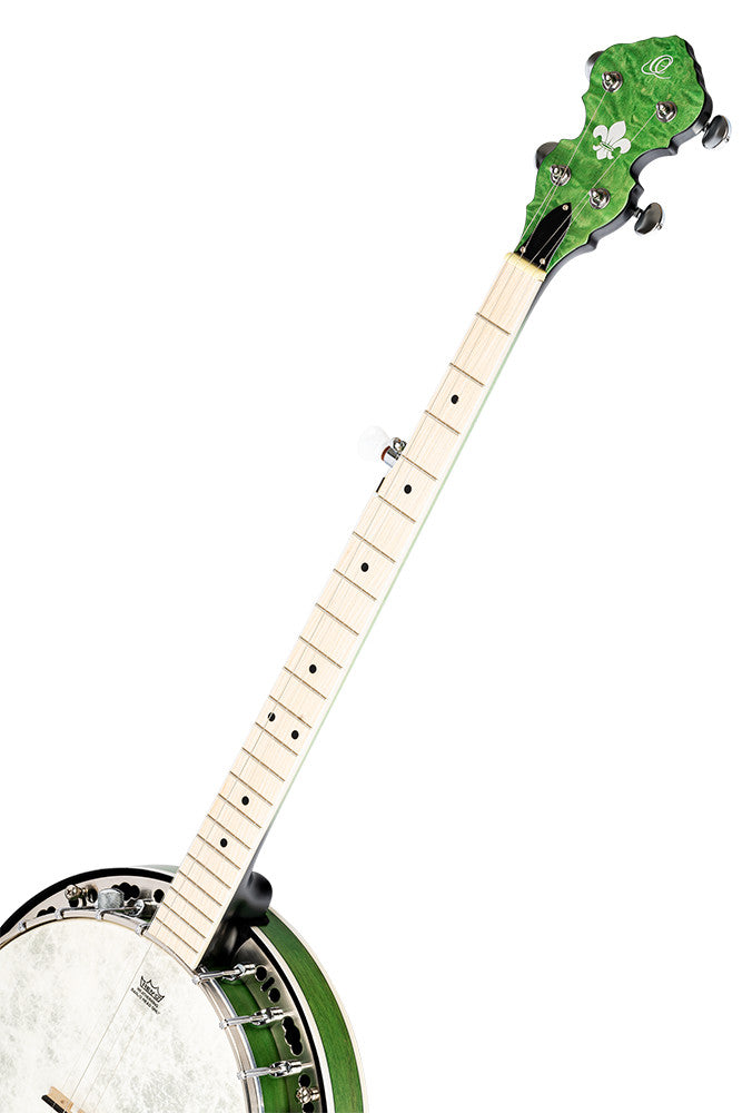 ORTEGA Falcon Serie Banjo 5 String - Maple Green + Bag