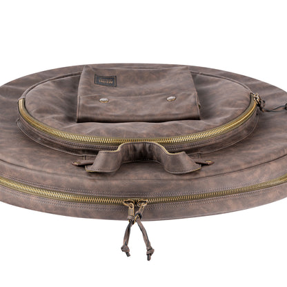MEINL Cymbals Vintage Hyde Cymbal Bag 22" - Dark Brown