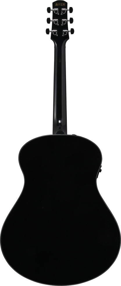 IBANEZ Advanced Acoustic AAM Acoustic Guitar 6-String - Black High Gloss