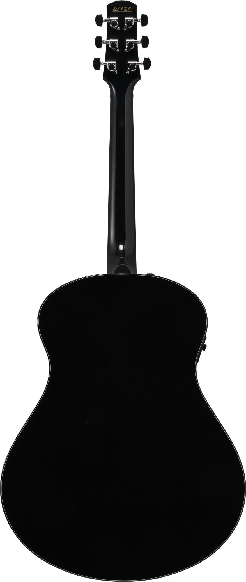 IBANEZ Advanced Acoustic AAM Acoustic Guitar 6-String - Black High Gloss