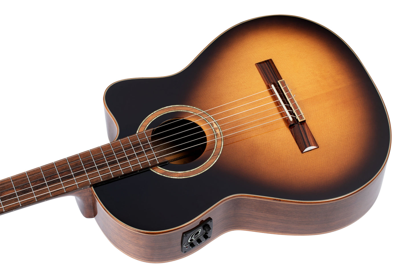 ORTEGA Performer Series 4/4 Classical Guitar 6-String - Tobacco Sunburst + Gig Bag