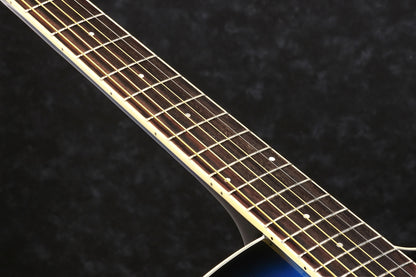 IBANEZ PF Performance Acoustic Guitar 6-String - Transparent Blue Sunburst
