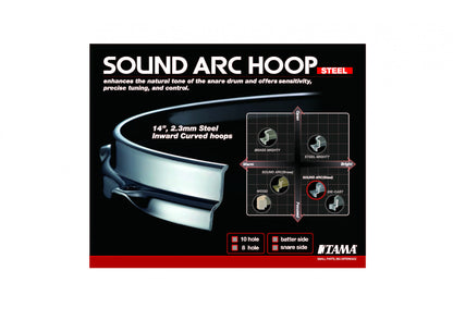 TAMA Sound Arc Hoop 14" 10-Loch - Batter Side
