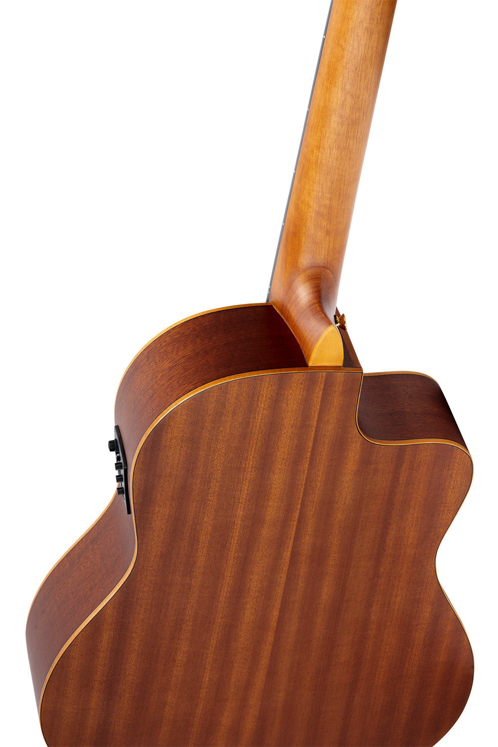 ORTEGA Family Series Pro 4/4 Slim Neck Konzertgitarre 6 String Lefty - Massive Zeder / Mahagoni Natur + Bag
