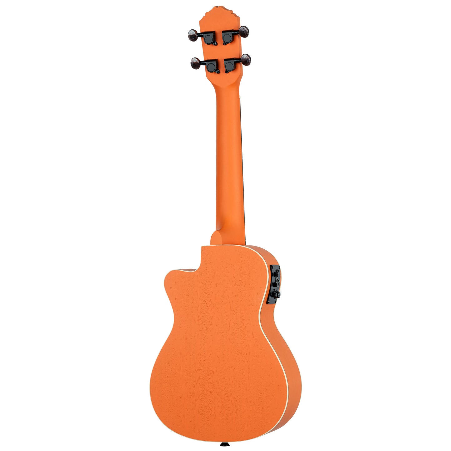 ORTEGA Custom Built Series Halloween Edition Concert Preamp Ukulele 4 String - Pumpkin Orange