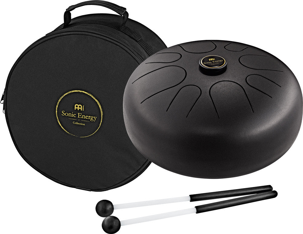 MEINL Sonic Energy Steel Tongue Drum 12" - A Moll/8 Töne/440 Hz - schwarz
