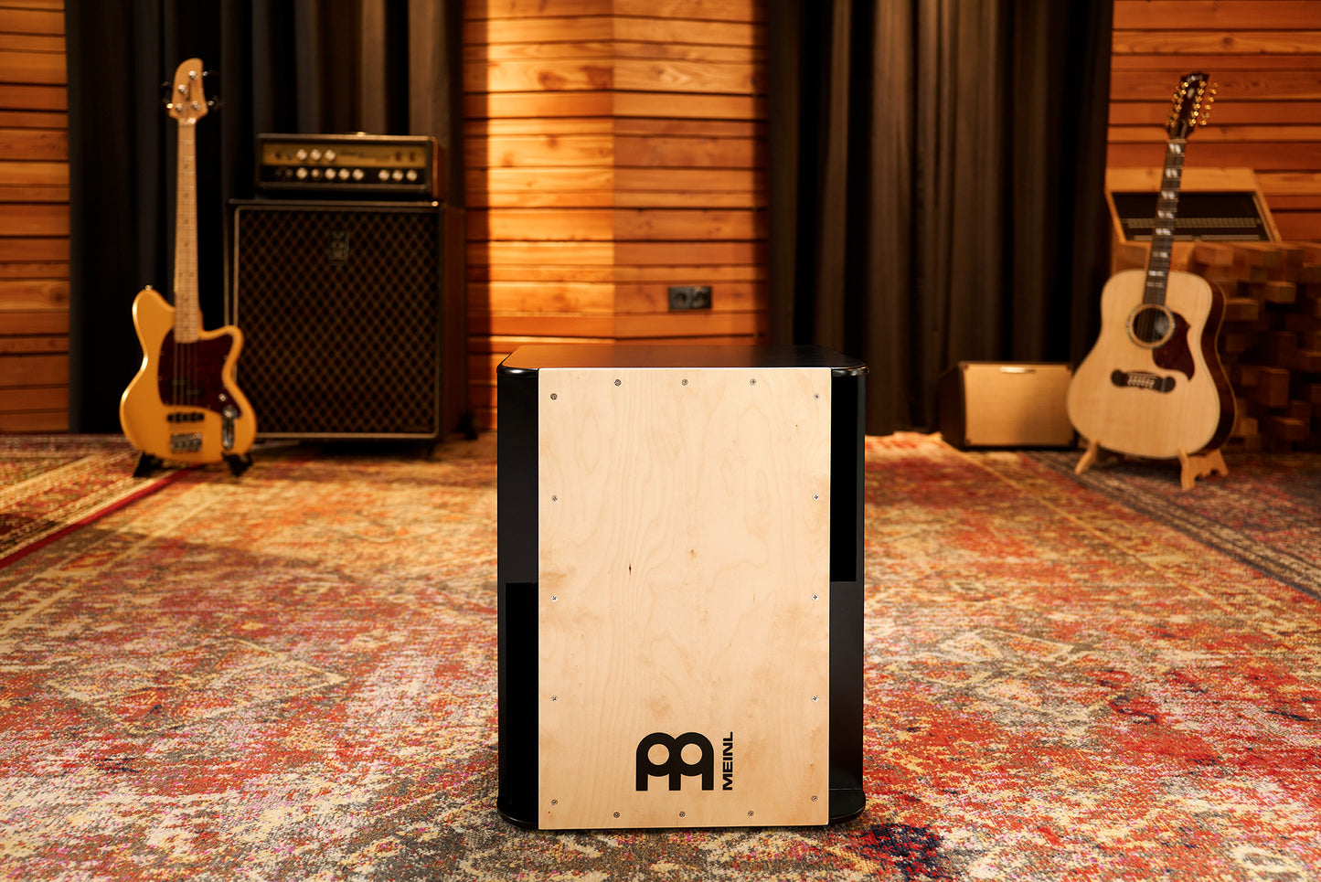 MEINL Percussion Bass Series Pickup Vertical Subwoofer Cajon - Baltic Birch