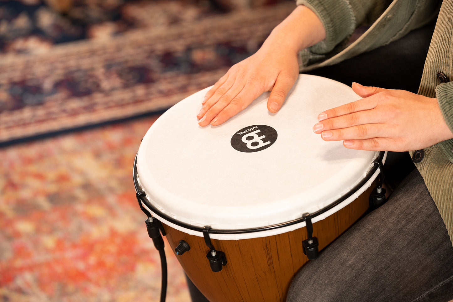 MEINL Percussion Alpine Series Pickup Djembe 12" - Barnwood