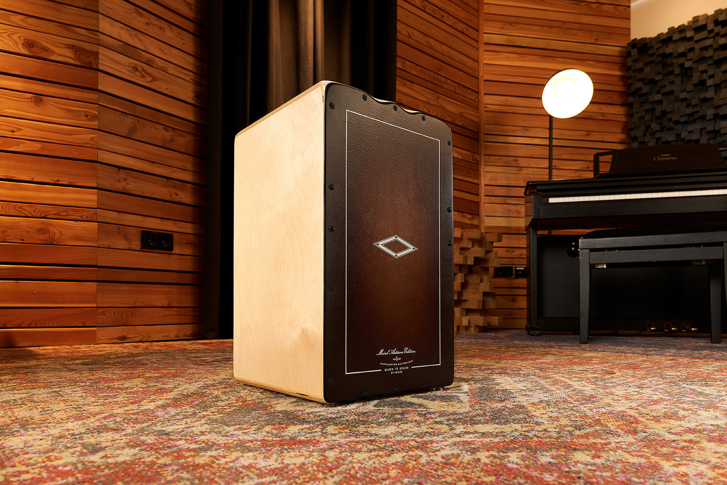 MEINL Percussion Artisan Edition Series String Cajon Soleá Line - Espresso Burst