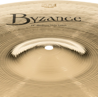 MEINL Cymbals Byzance Brilliant Medium Thin Crash - 19"