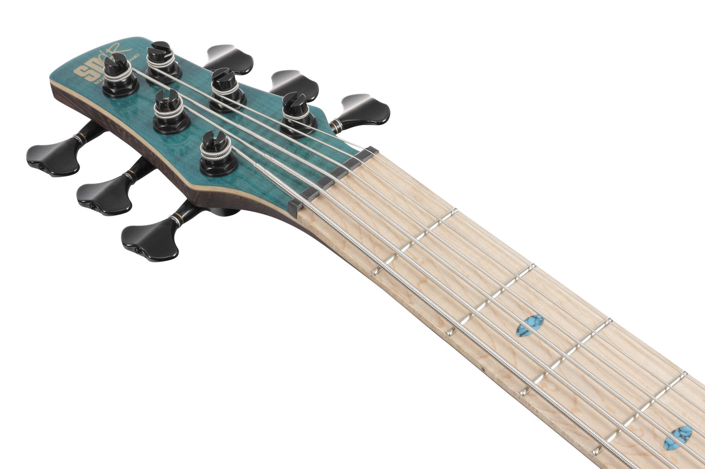 IBANEZ Premium SR Electric Bass 6-String - Caribbean Green Low Gloss + Gig Bag