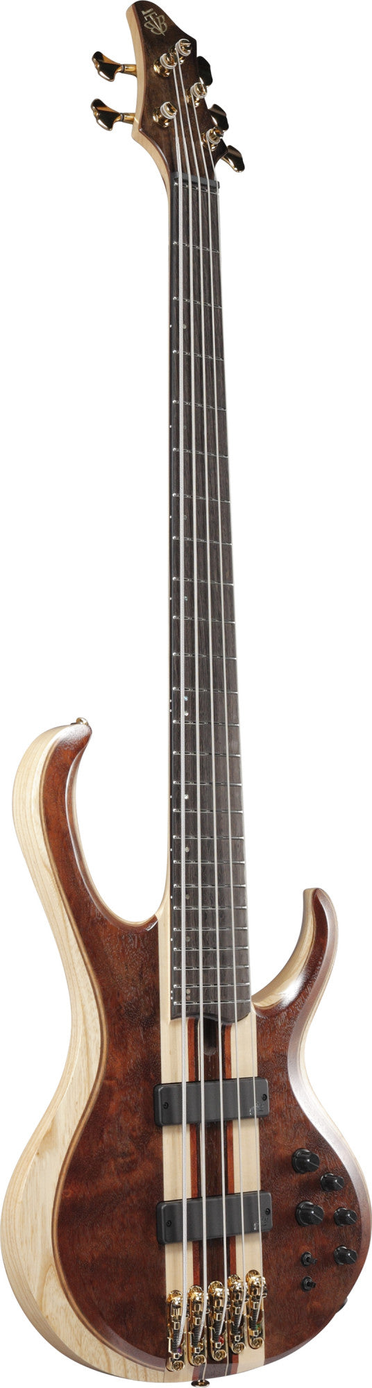 IBANEZ Premium BTB Electric Bass 5-String - Natural Shadow Low Gloss + Gig Bag
