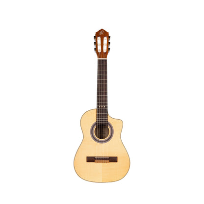 ORTEGA Requinto Series Pro 1/2 Acoustic Guitar 6-String - Natural + Gig Bag