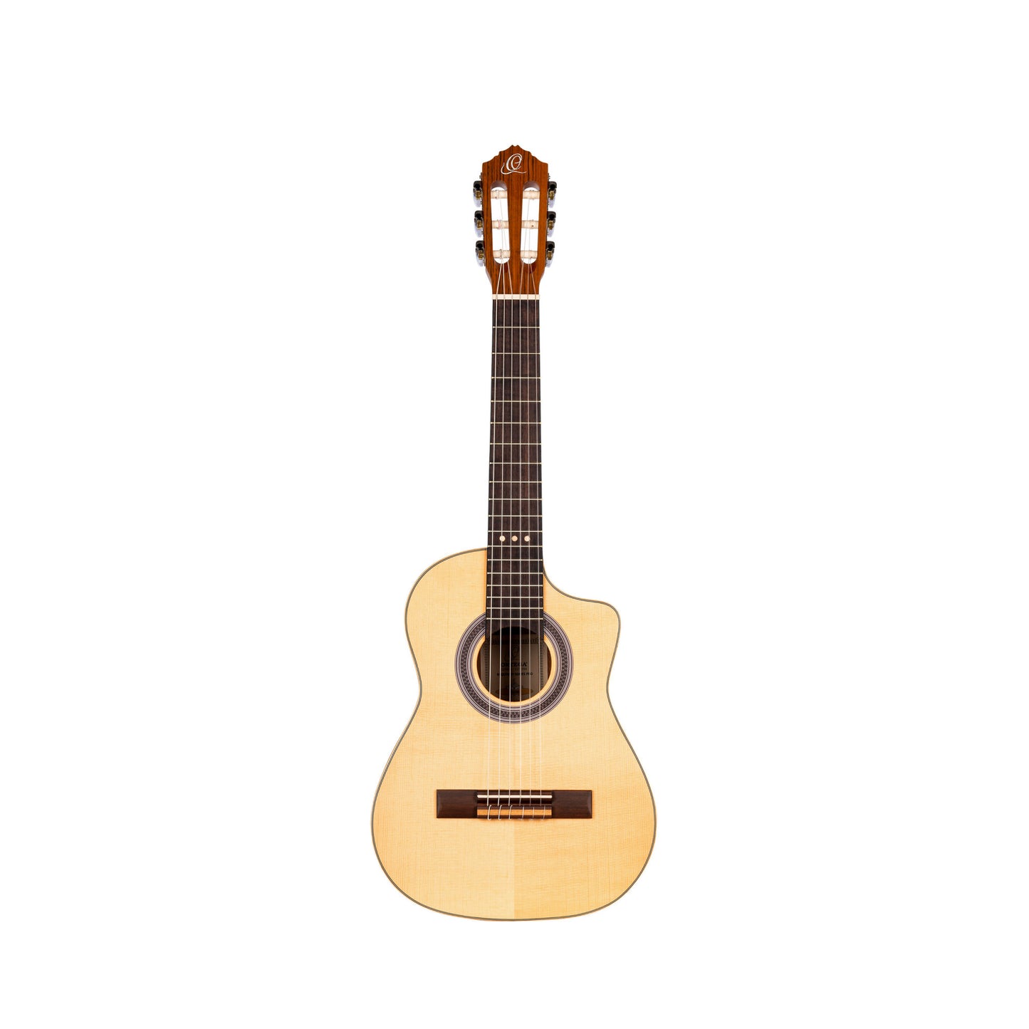 ORTEGA Requinto Series Pro 1/2 Acoustic Guitar 6-String - Natural + Gig Bag