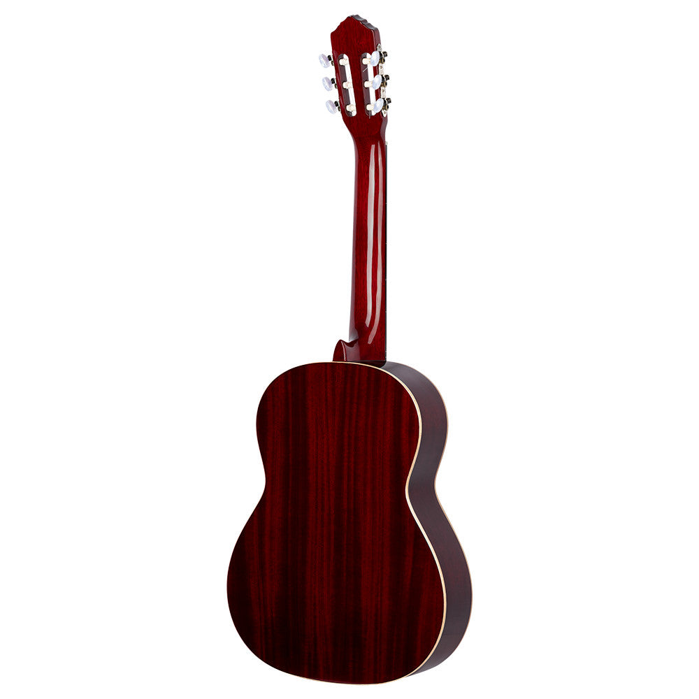 ORTEGA Family Series 4/4 Classical Guitar 6 String Lefty - Wine Red + Gigbag