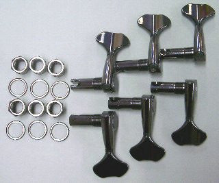 IBANEZ machine head set (L3/R3) - cosmo black for 6-string basses