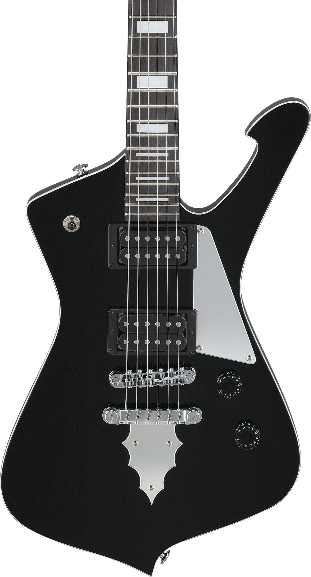 IBANEZ Paul Stanley "KISS" Signature E-Gitarre 6-String - Black + Gigbag
