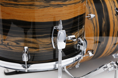 TAMA Superstar Classic Drum Set 5 teilig - Natural Ebony Tiger Wrap/Chrom HW + SM5W Hardware Kit