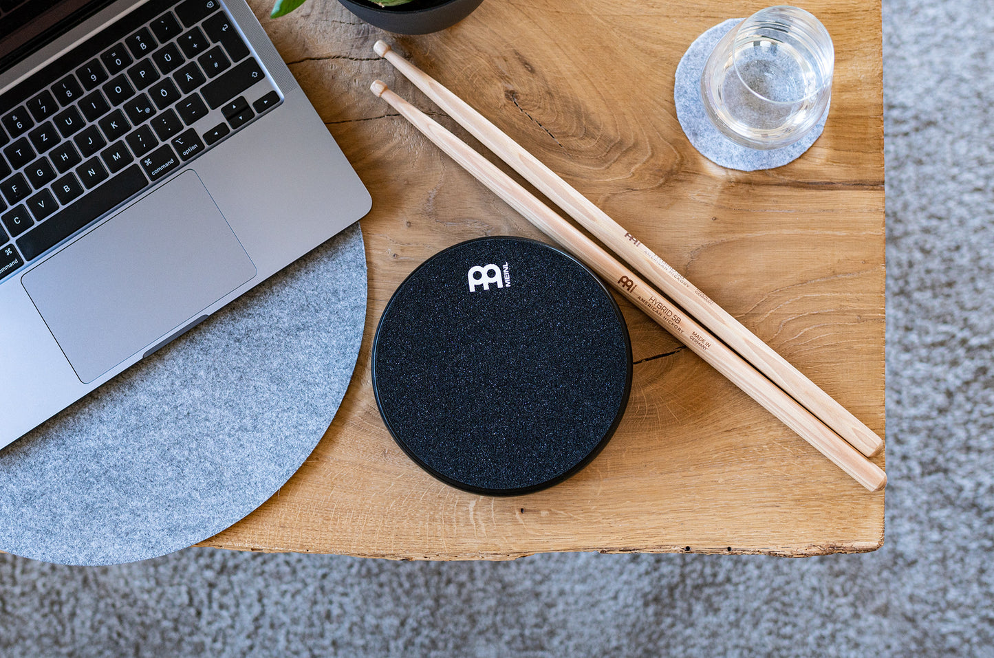 MEINL Cymbals Marshmallow Practice Pad 6" - Black