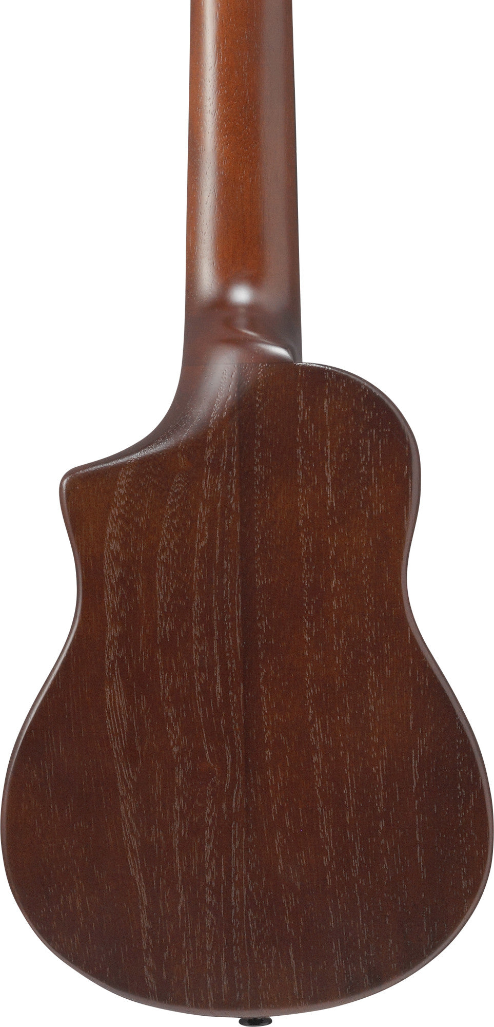 IBANEZ AU Piccolo Guitar 6-String - Open Pore Light Brown Sunburst + Gig Bag