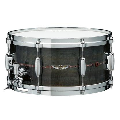 TAMA STAR Bubinga Snaredrum 14" x 6,5" - Pewter Blue Australian Acacia/Chrom HW - Inside & Outside Inlay