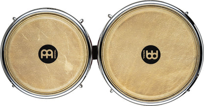 MEINL Percussion Woodcraft Serie Wood Bongo 7" Macho & 8 1/2" Hembra - Vintage Red/Chrome HW