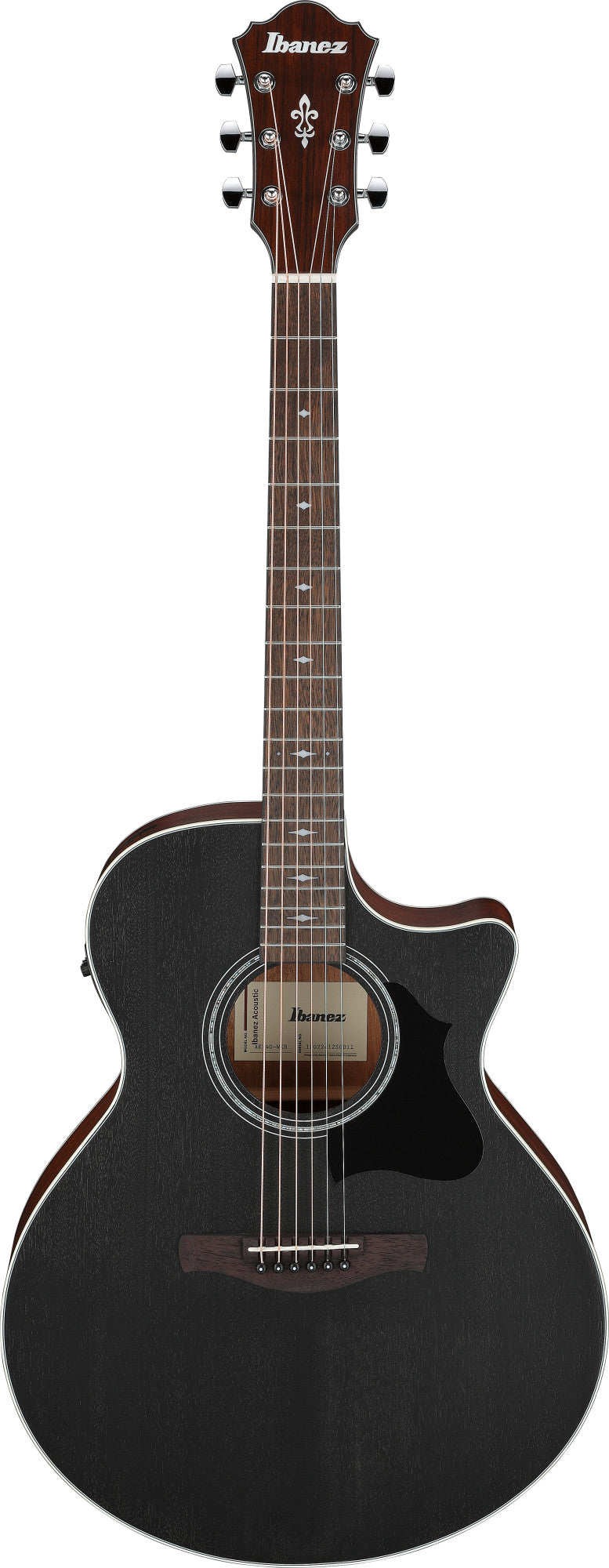 IBANEZ AE Akustikgitarre
6-String - Weathered Black Open Pore