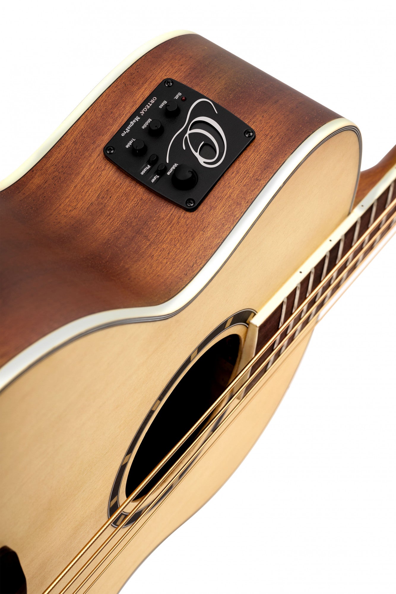 ORTEGA Deep Series 7 Medium Scale Acoustic Bass 4 String - Spruce / Mahogany Natural