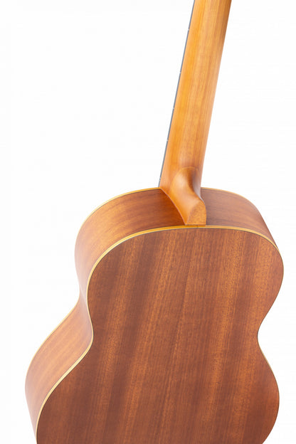 ORTEGA Family Series 4/4 Slim Neck Konzertgitarre 6 String Lefty - Mahagoni Natur + Bag