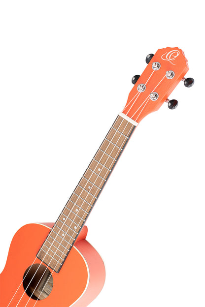 ORTEGA Earth Serie Konzert Ukulele 4 String - Hokkaido Pumpkin Orange