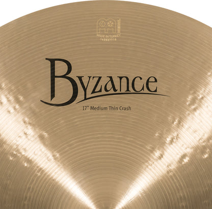 MEINL Cymbals Byzance Traditional Medium Thin Crash - 17"