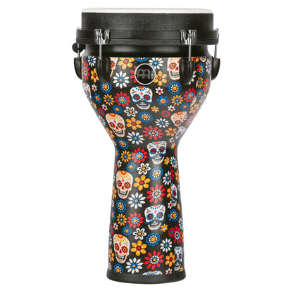 MEINL Percussion Jumbo Djembe 10" - Day Of The Dead
