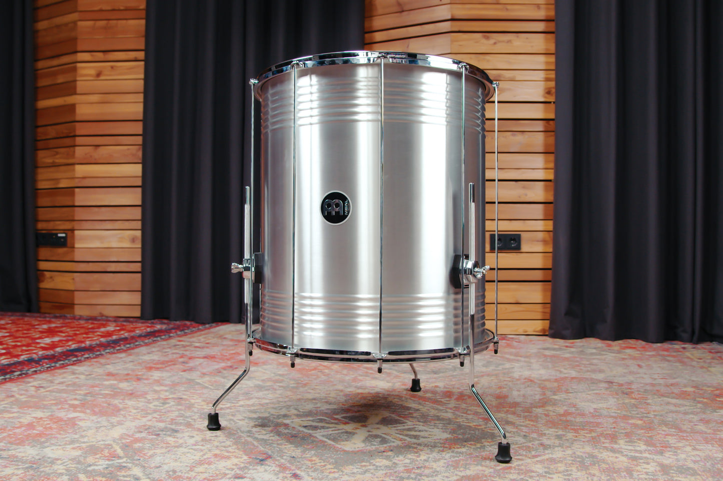 MEINL Percussion Traditional Standalone Aluminum Series Surdo Drum - 22" x 24"