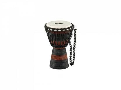 NINO Percussion Earth Rhythm Series Original African Style Rope Tuned Wood Djembe - 7"