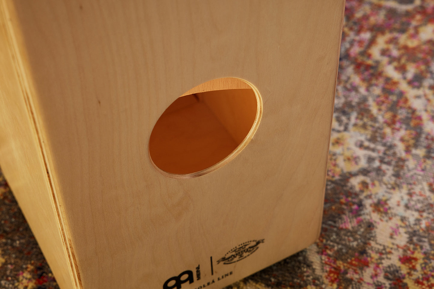 MEINL Percussion Artisan Edition Series String Cajon Soleá Line - Ebony Burst