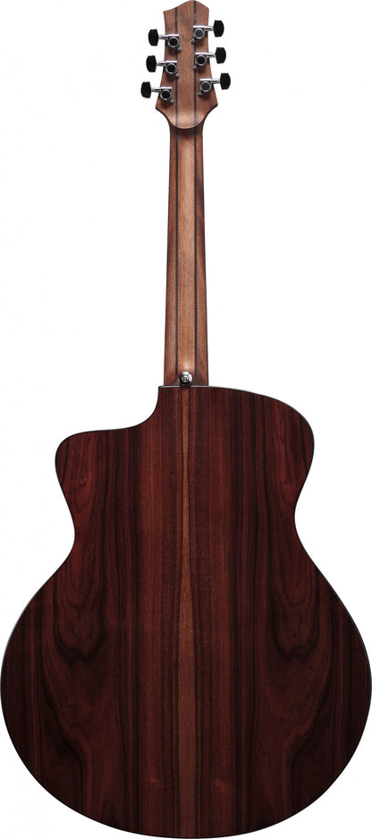 IBANEZ Jon Gomm Signature Akustikgitarre 6-String - Black Satin Decke / Natural High Gloss Boden und Zargen + Gigbag