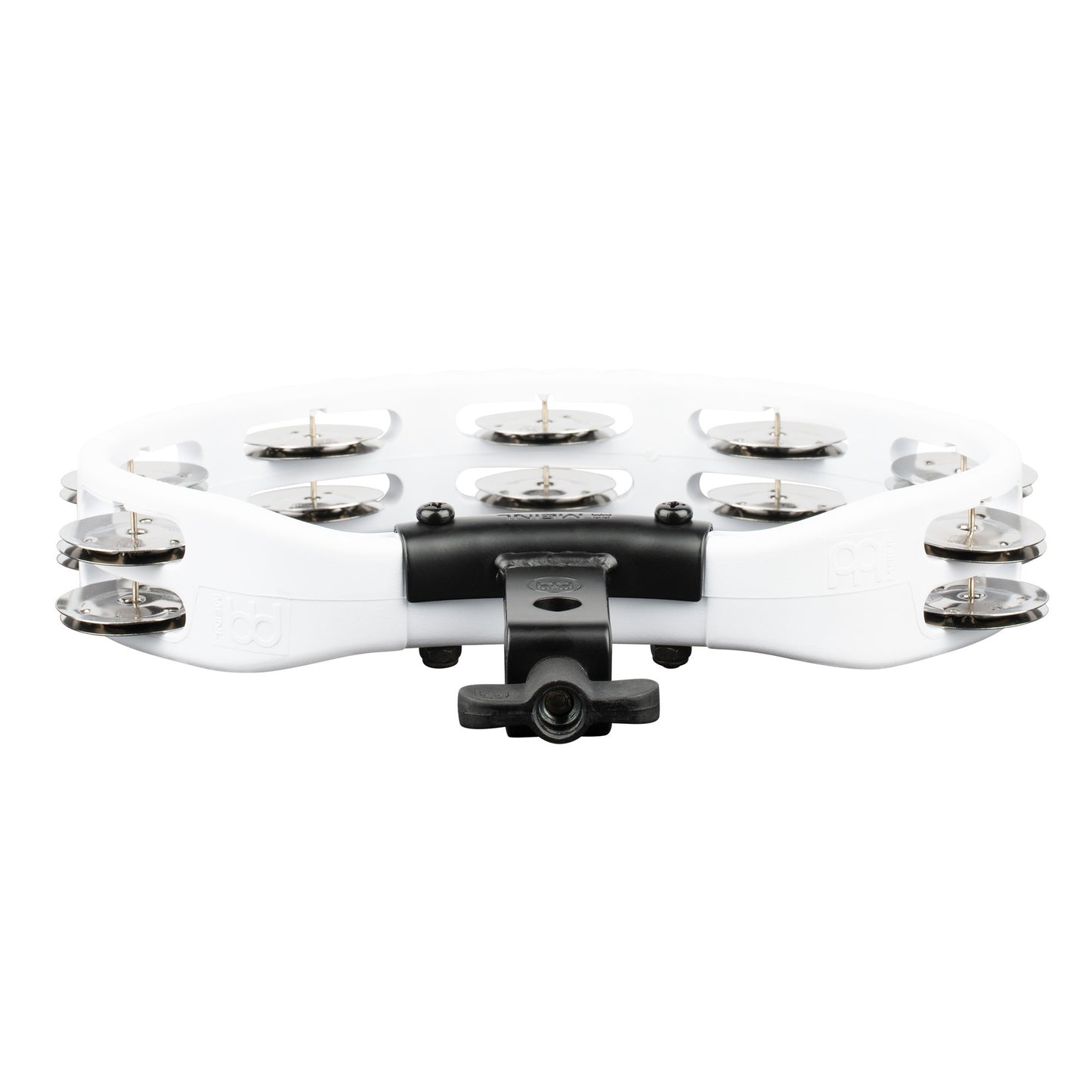 MEINL Percussion Headliner® Series Mountable Molded ABS Tambourine - White