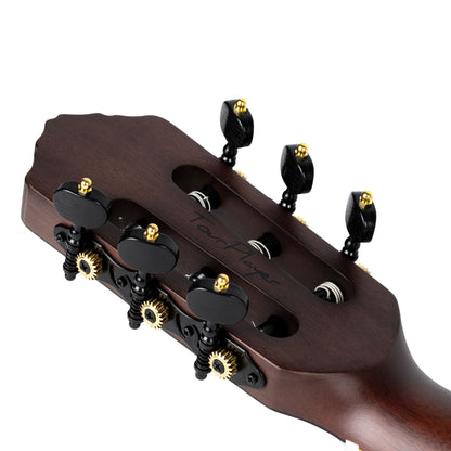 ORTEGA TourPlayer DeLuxe Nylon String Guitar 6-String - Spruce Black + Gig Bag