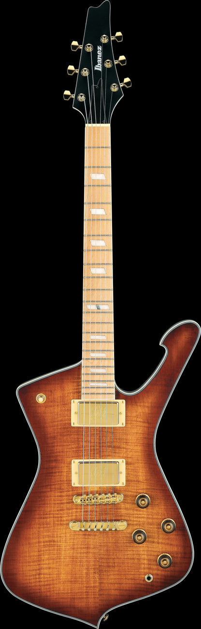 IBANEZ Iceman E-Gitarre 6-String - Caramel Burst Low Gloss + Gigbag