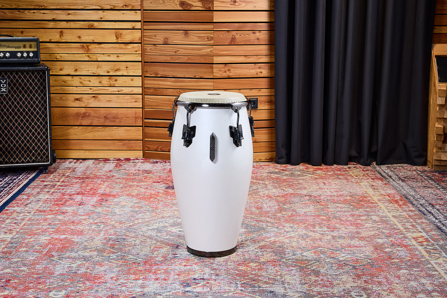 MEINL Percussion Artist Series Roberto Serrano Quinto 11"/REMO® Fiberskyn Heads - Pearl White