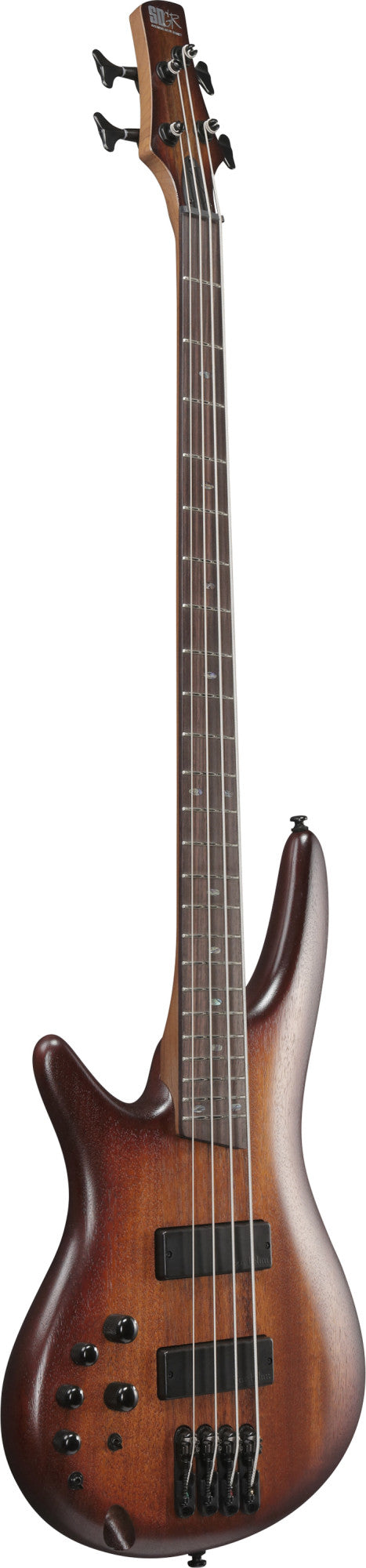 IBANEZ SR E-Bass 4-String Lefty - Mahogany Brown Burst Low Gloss