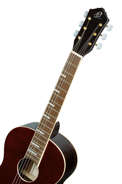 ORTEGA Ranger Series 4/4 Konzertgitarre 6-String - Dunkelrot + Gigbag