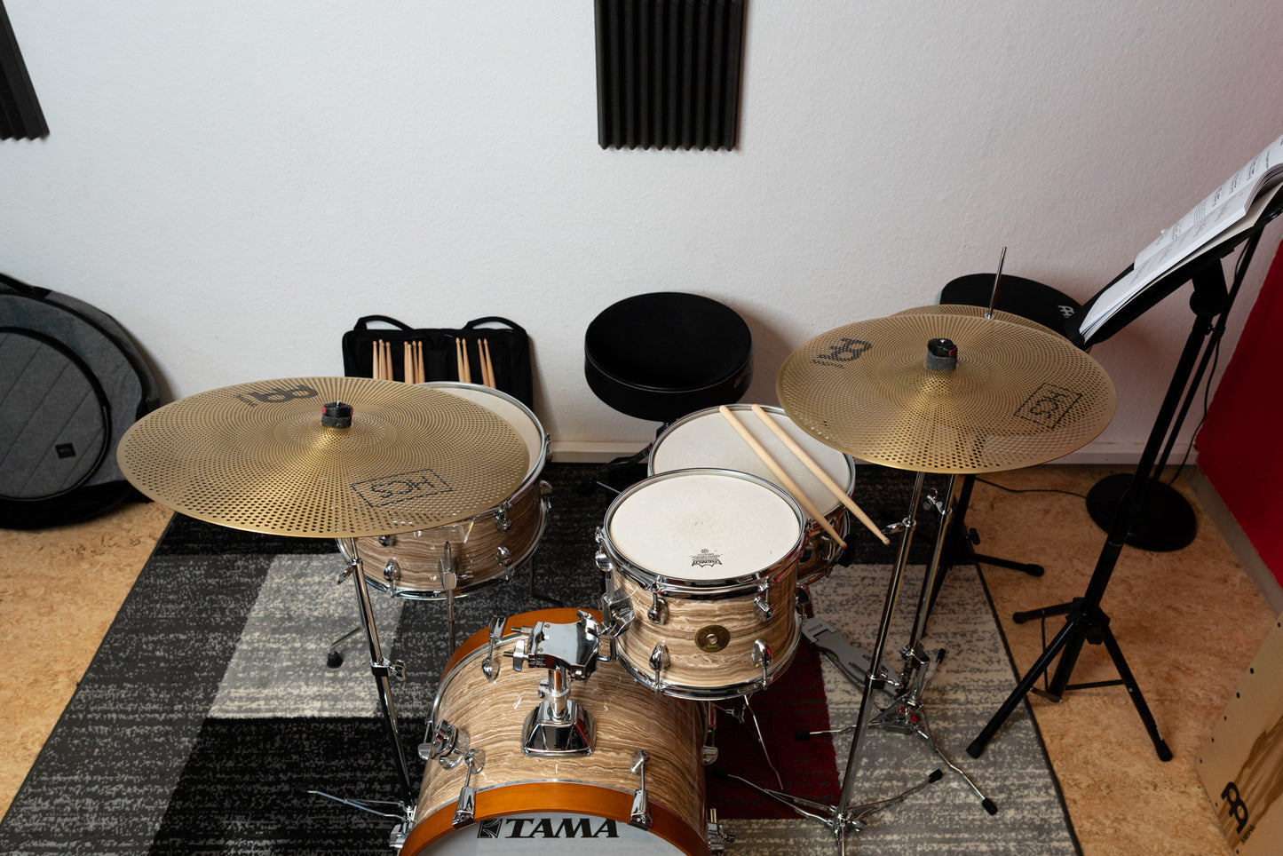 MEINL Cymbals HCS Practice Cymbal Set - 14" / 16" / 20"