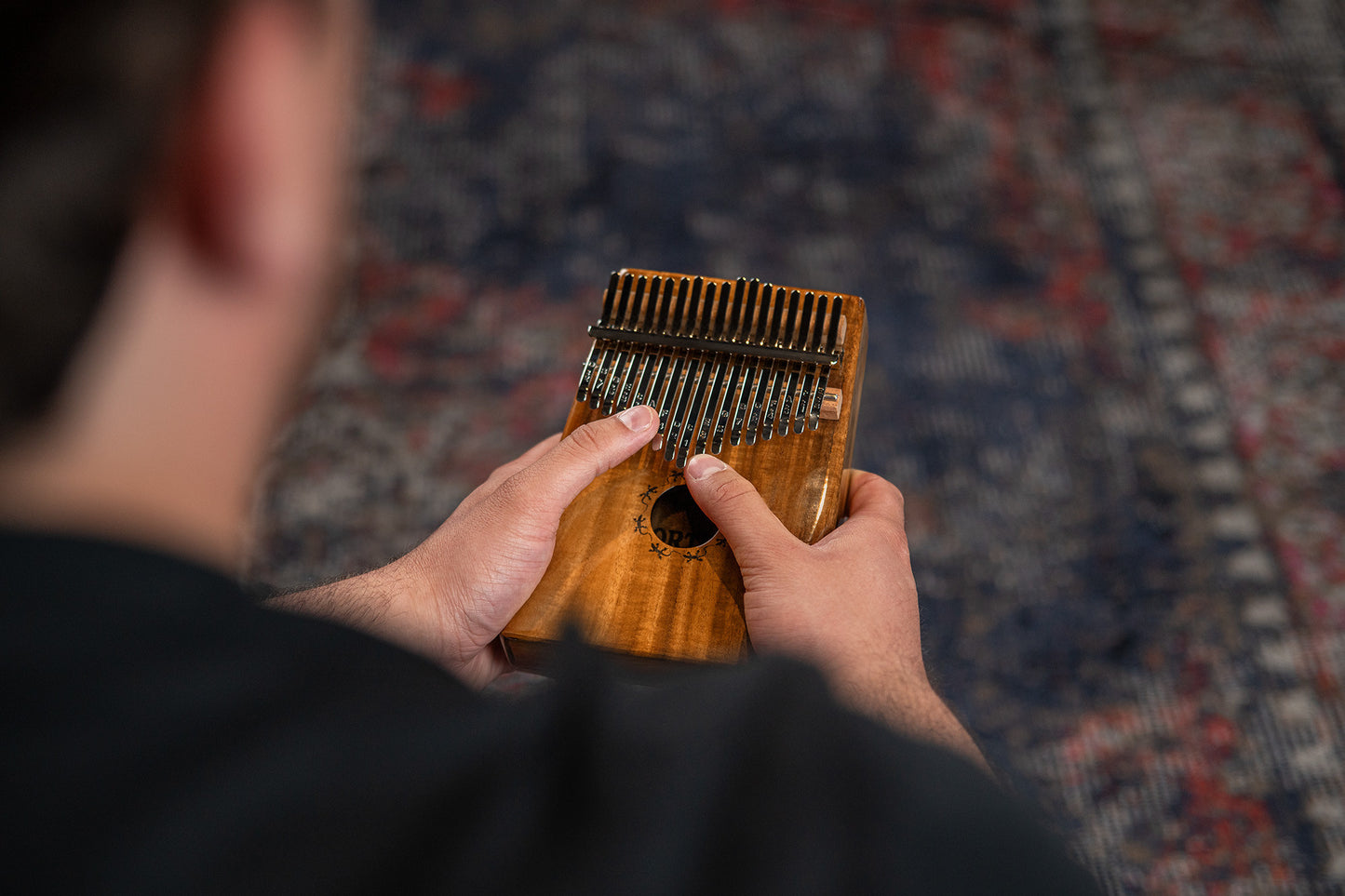 ORTEGA Lizard Series Kalimba 17 Keys - Solid Acacia