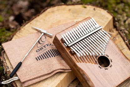 ORTEGA Lizard Series Kalimba 17 Keys - Solid Acacia