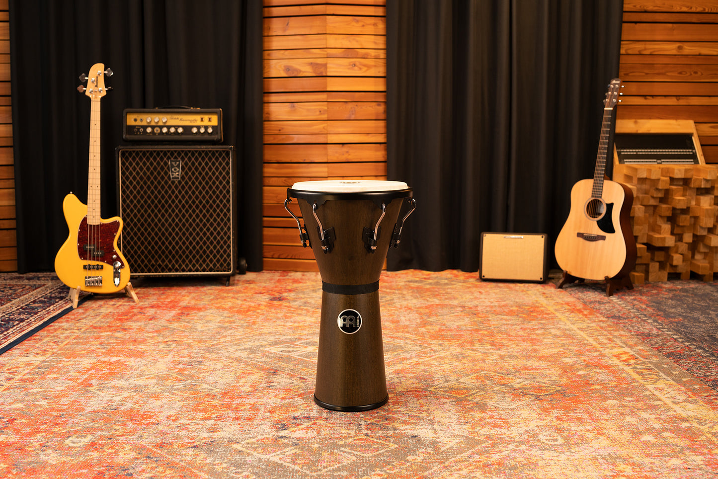 MEINL Percussion Headliner Series Wood Djembe - Vintage Wine Barrel 12 1/2"