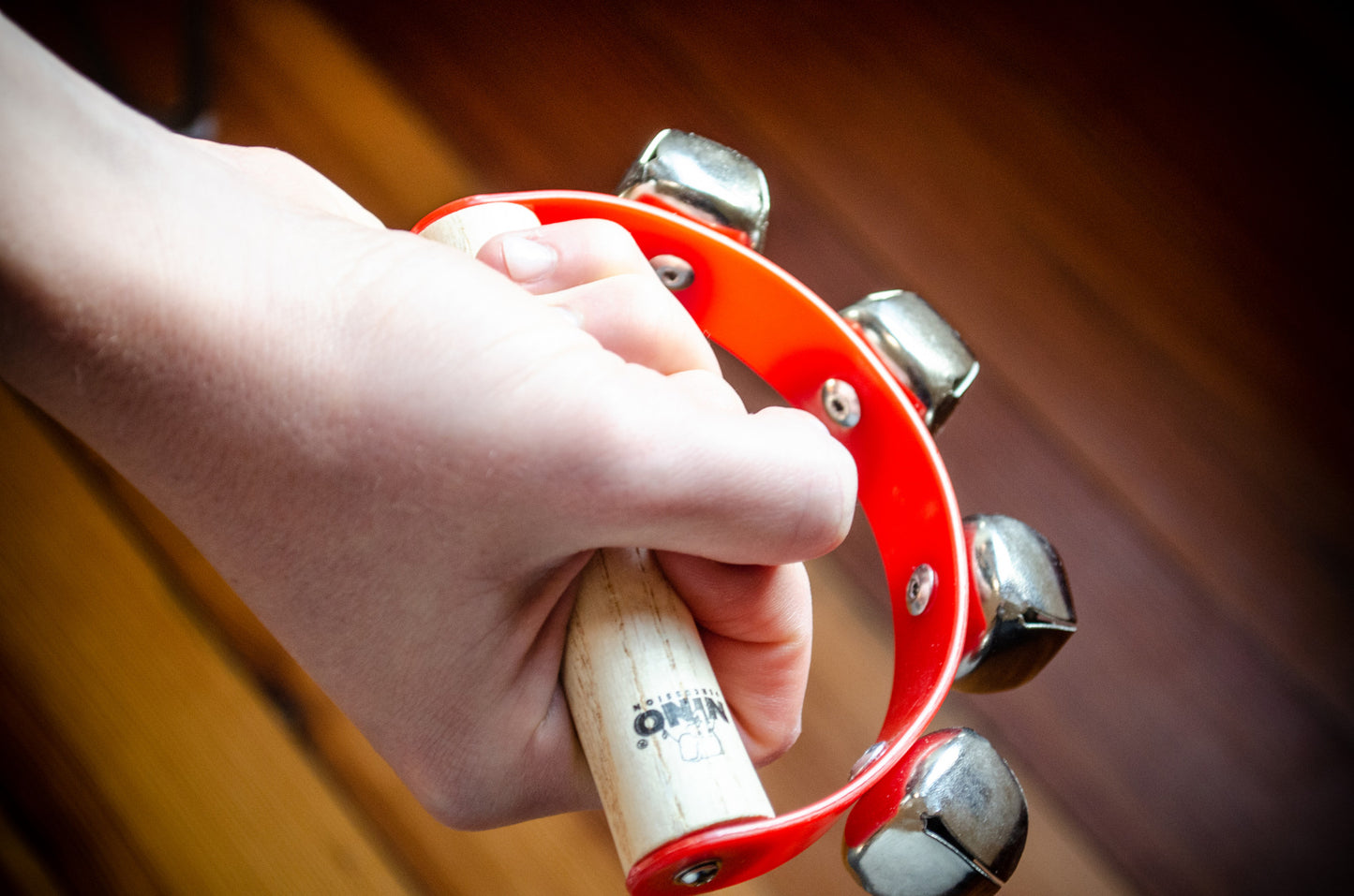 NINO Percussion Sleigh Bell - Rot