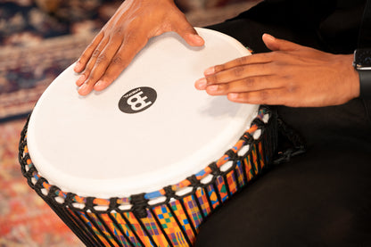MEINL Percussion Travel Series African Djembe 14" - Kenyan Quilt